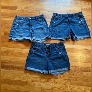 Sonoma High Waisted Jean Shorts Bundle